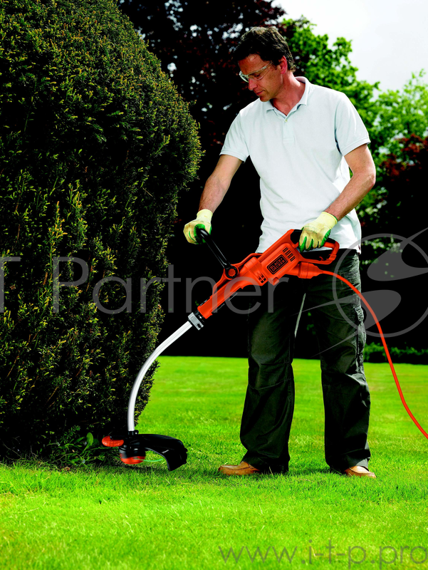 Триммер BLACK & DECKER GL8033-QS 33см 800Вт верхний двигатель автоподача afs возможность окантовки