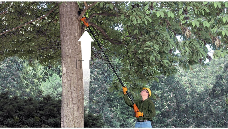 Сучкорез BLACK & DECKER GPC1820L20-QW аккумуляторный штанговый 18в 2.0ач шина 20см штанга до 240см