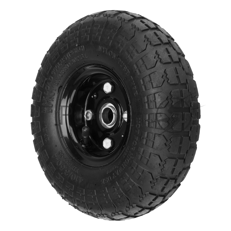 Колесо PALISAD 68970 пневм. 4.10/3.50–4 с несим.ступ. d260мм. подш. внут.диам. 20мм. длина оси - 5