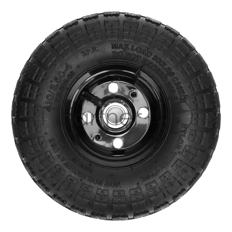 Колесо PALISAD 68970 пневм. 4.10/3.50–4 с несим.ступ. d260мм. подш. внут.диам. 20мм. длина оси - 5