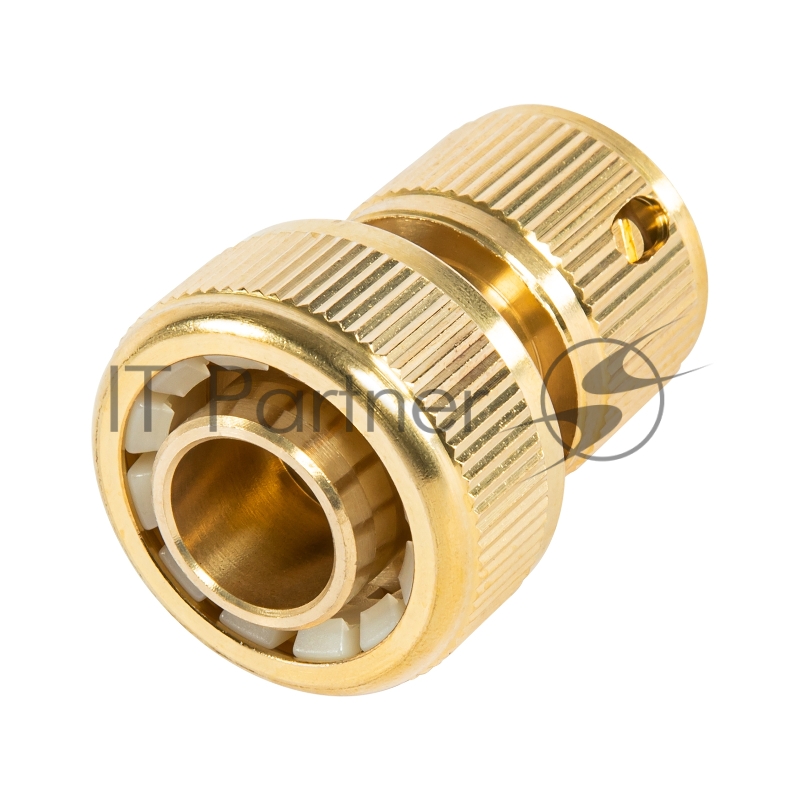 Соединитель PALISAD 66265 латунь быстросъемный для шланга 3/4 аквастоп