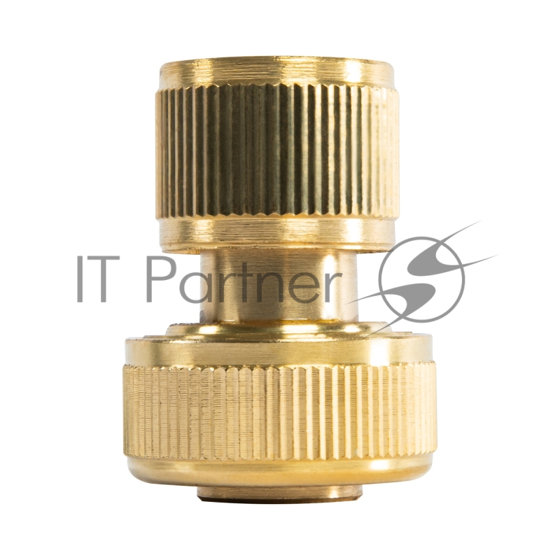 Соединитель PALISAD 66265 латунь быстросъемный для шланга 3/4 аквастоп