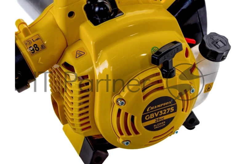 Измельчитель всасывающий CHAMPION GBV327S 0.75кВт/1лс 26см3 612м3/ч 40л 7.8кг