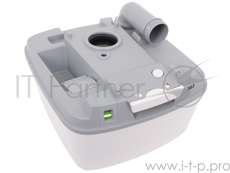 Биотуалет Thetford Porta Potti Qube 365 White (белый, нижн бак 21л, верхн бак 15л, ручн насос, индикатор заполн нижнего бака, размер 41,4х38,3х4