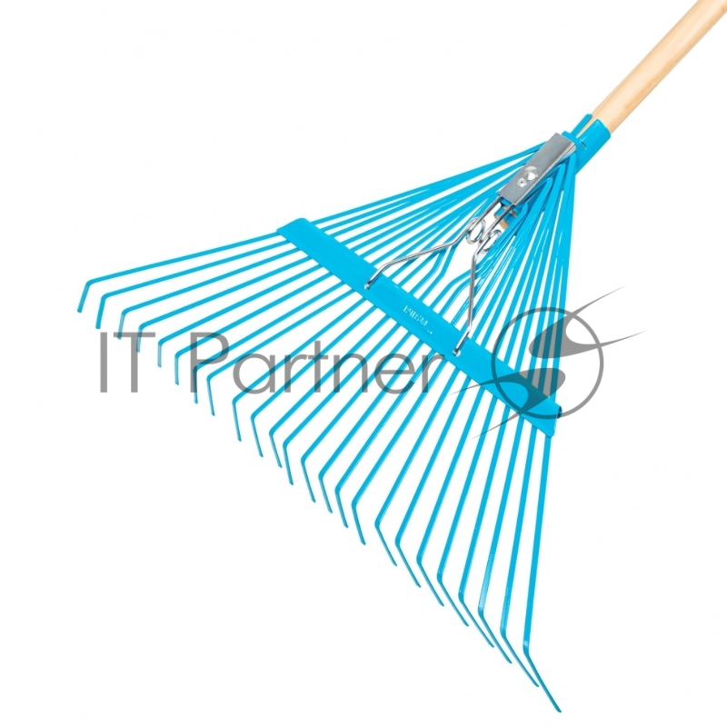 Веерные PALISAD 61790 грабли с деревянным черенком стальные усилинные покрытые эпоксидом luxe