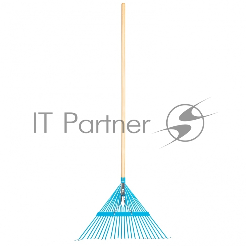 Веерные PALISAD 61790 грабли с деревянным черенком стальные усилинные покрытые эпоксидом luxe