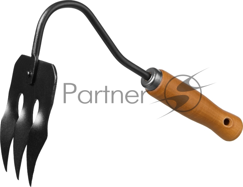 Грабли-рыхлитель GRINDA 421514 PROLine 3-хзубые с деревянной ручкой,120х86х265мм