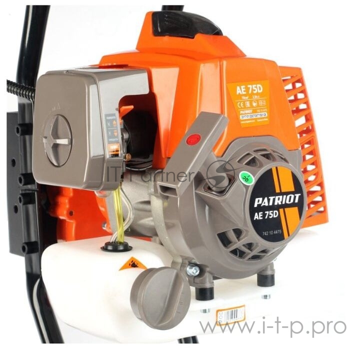 Мотобур бензиновый PATRIOT AE75D 3.5лс/2600Вт/70см3/без шнека