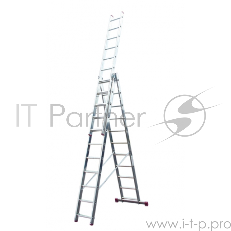 Лестница KRAUSE 010391 3х9 универсальная, рабочая высота 6,2м