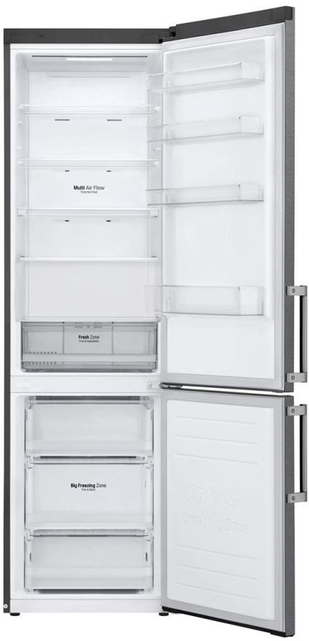 Холодильник LG GA-B 509 BLGL, двухкамерный, графит темный