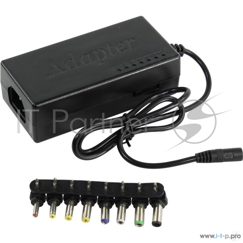 Универсальный блок питания ORIENT PU-M70W 8 сменных коннекторов DC 12-24V, мощность 70W, переключение вручную, защита от КЗ и перегрузки (30455)