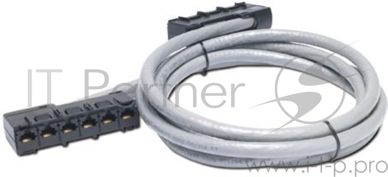 Источник бесперебойного питания APC Data Distribution Cable, CAT5e UTP CMR Gray, 6xRJ-45 Jack to 6xRJ-45 Jack, 45ft (13,7m)