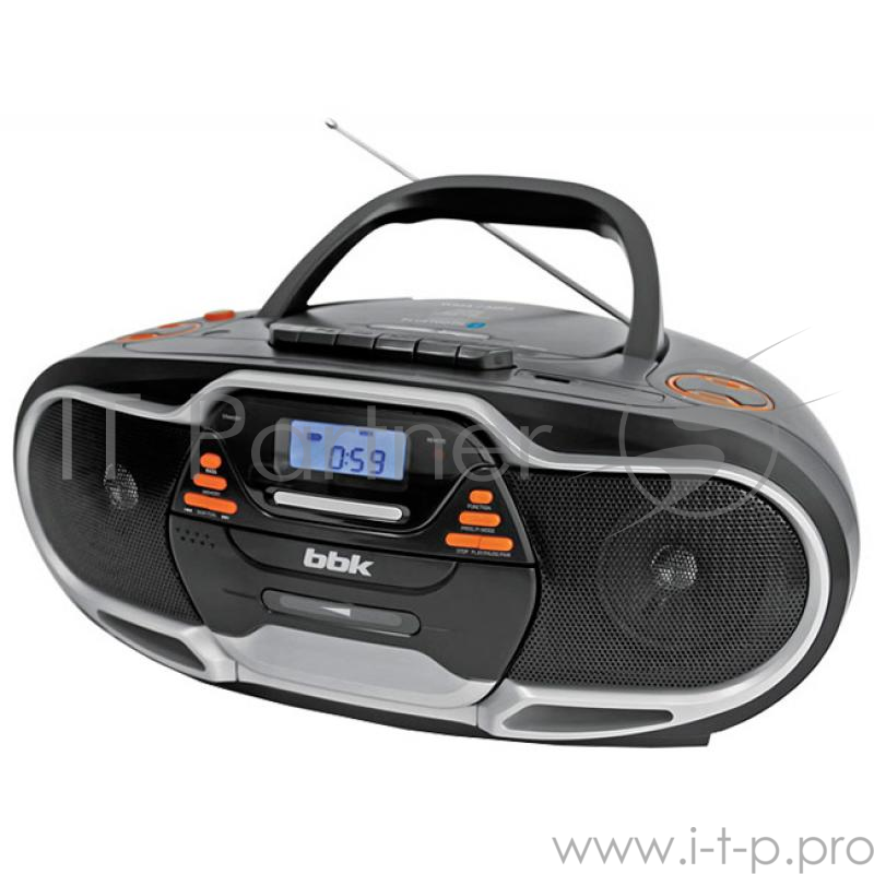 Аудиомагнитола BBK BX518BT черный 8Вт/CD/CDRW/MP3/FM(dig)/USB/BT