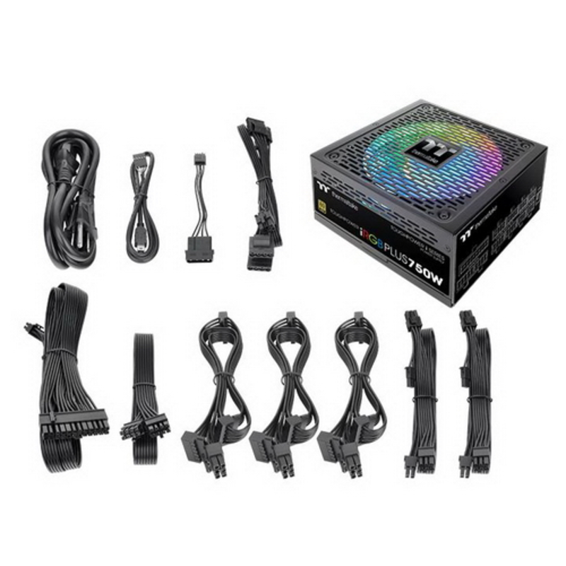 Toughpower i 750 PS-TPI-0750F3FDGE-1 750W/Fully Modular/Riing Duo/Full Range/Digital/80 Plus Gold/EU/100% JP CAP/All Flat Cables