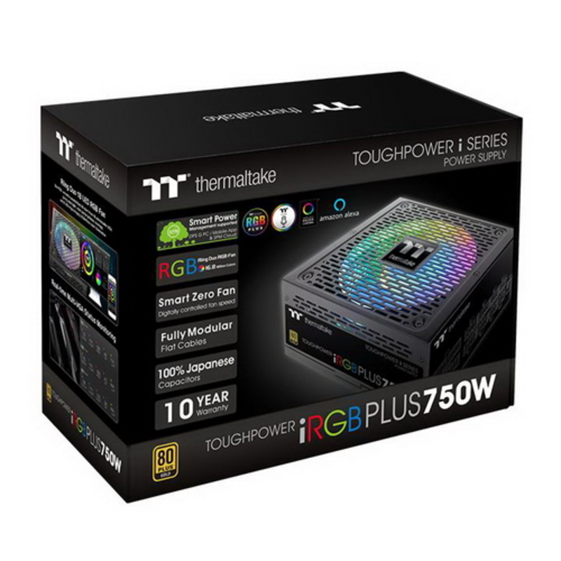 Toughpower i 750 PS-TPI-0750F3FDGE-1 750W/Fully Modular/Riing Duo/Full Range/Digital/80 Plus Gold/EU/100% JP CAP/All Flat Cables