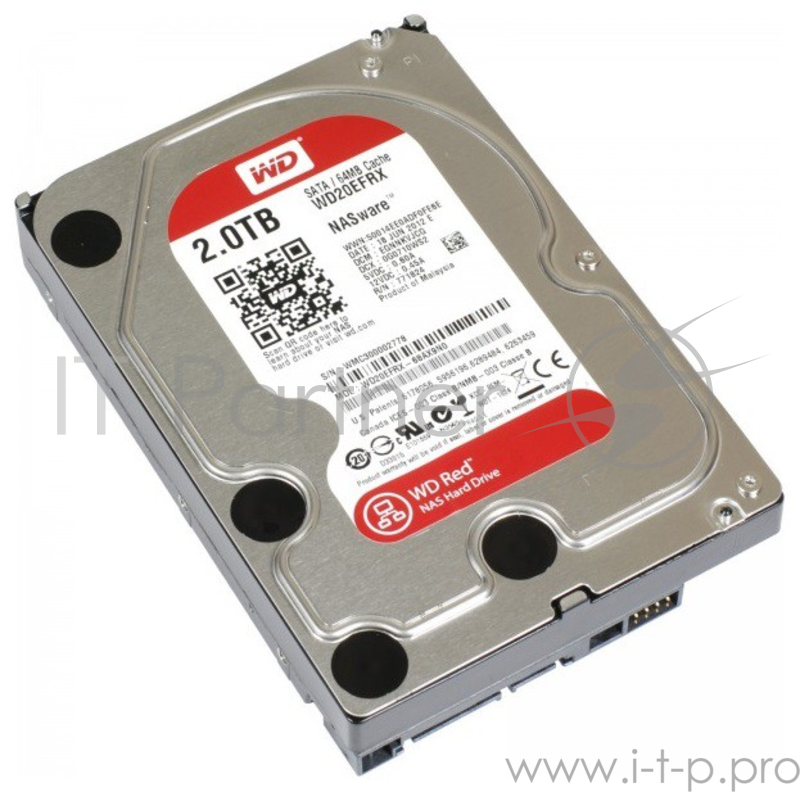 Жесткий диск WD Original SATA-III 2Tb WD20EFRX NAS Red 64Mb 3.5