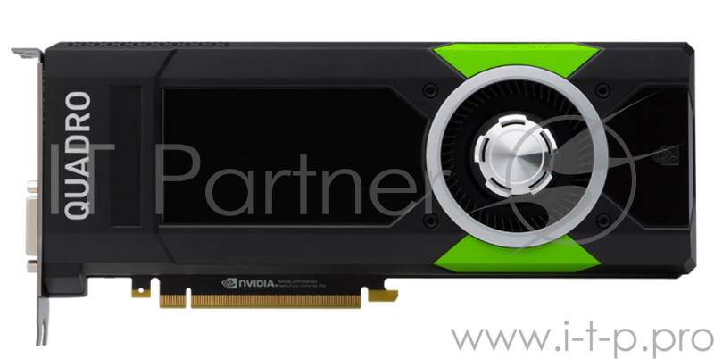 Видеокарта VGA PNY NVIDIA Quadro P5000, 16GB GDDR5/256-bit, PCI Express 3.0 x16, 1?DVI-I DL, 4?DP1.4, 1xStereo, 180 W, 2-slot cooler, blk