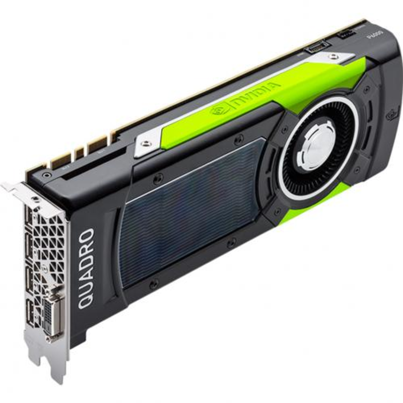 Видеокарта VGA PNY NVIDIA Quadro P5000, 16GB GDDR5/256-bit, PCI Express 3.0 x16, 1?DVI-I DL, 4?DP1.4, 1xStereo, 180 W, 2-slot cooler, blk