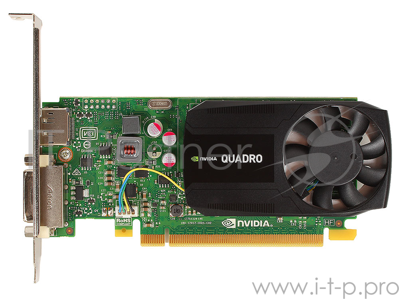 Видеокарта PNY Quadro K620 2GB OEM VCQK620BLK-1 / AXT-T PCIE DP DL DVI