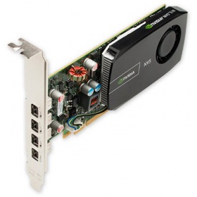Видеокарта 2Gb <PCI-E> PNY nVidia NVS 510 <DDR3, 128 bit, 4*mDP, 4*mDP to DP adapter cables, bulk>