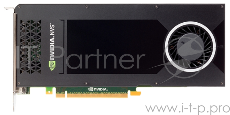 Видеокарта 4Gb <PCI-E> PNY nVidia NVS 810 <DDR3, 128 bit, 8*mDP, 8*mDP to DP adapter cables, Retail>