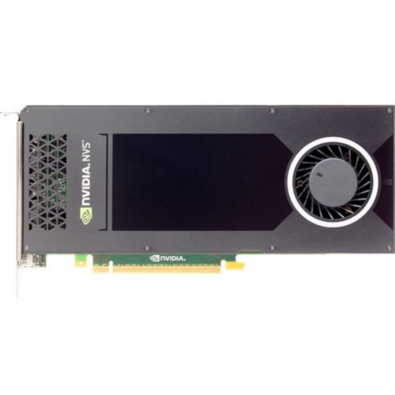 Видеокарта 4Gb <PCI-E> PNY nVidia NVS 810 <DDR3, 128 bit, 8*mDP, 8*mDP to DP adapter cables, Retail>
