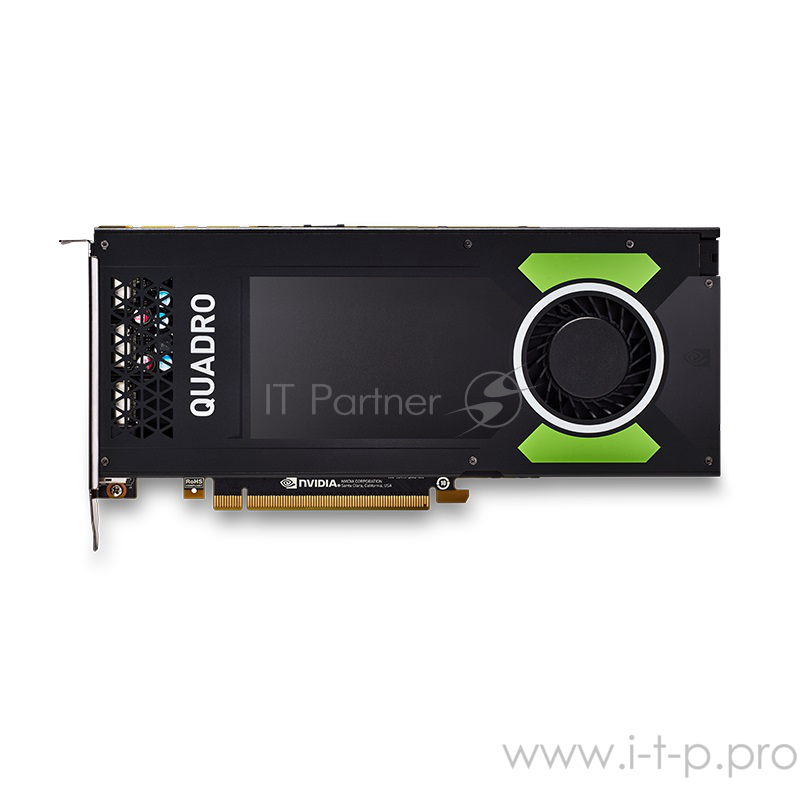 Видеокарта VCQP4000BLK-1 PNY Nvidia Quadro P4000 8GB PCIE 4xDP1.4+3pin 3D-Stereo 256-bit 1792 Cores DDR5 4xDP to DVI-D (SL)