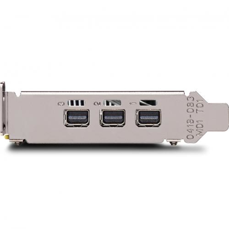 Видеокарта VCQP400BLK-1 PNY Nvidia Quadro P400 2GB DDR5, PCIE, 64-bit 256 Cores, 3*mDP1.4, 3*mDP to DP 1xmDP to DVI-D SL adapter, ATX bracket