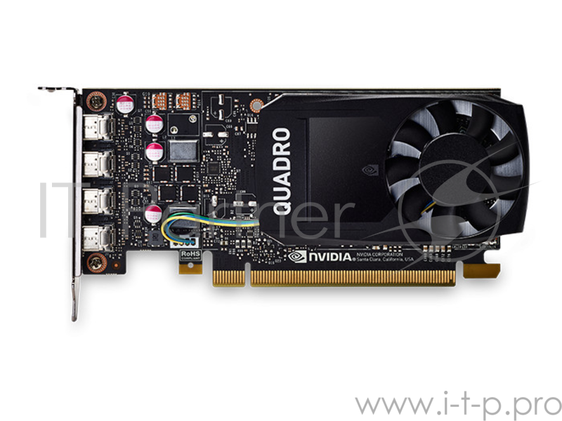 Видеокарта VCQP1000DVIBLK-1