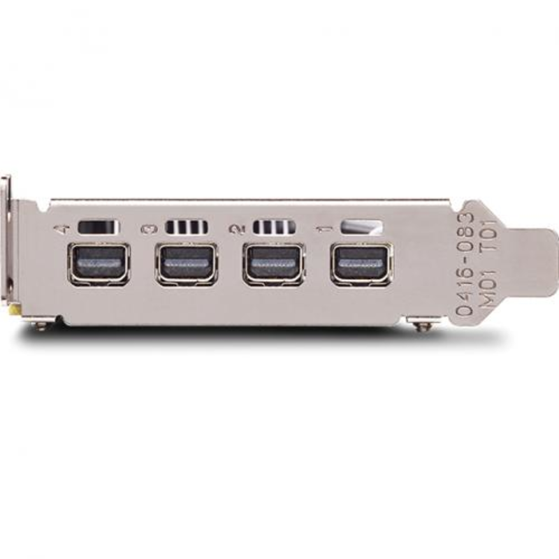 Профессиональная видеокарта 2Gb <PCI-E> PNY nVidia Quadro P620 <GDDR5, 128 bit, 4xmDP, Low Profile, 4xmDP to DP, mDP to DVI-D SL adapter, ATX&LP Bracket, Retail>