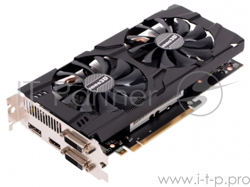 Видеокарта GTX 1060 TwinX2, (1506Mhz / 8Gbps) / 6GB GDDR5 / 192-bit / Dual DVI + HDMI + DP /(N106F-5SDN-N5GS), RTL {10} (499)