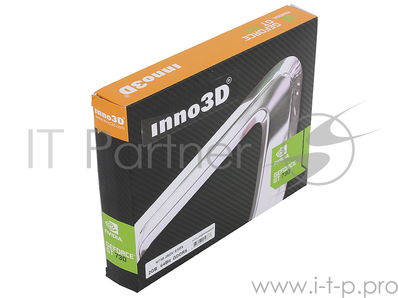 Видеокарта Inno3D GeForce GT730 PCI Express (LP / (902/5010MHz) /2GB GDDR5 / 64-bit / DVI + VGA + HDMI / VC02 (640) / 308PL4R580