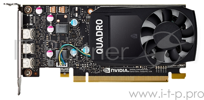 видеокарта NVIDIA Quadro P400 2GB Kit w/2 Adapters