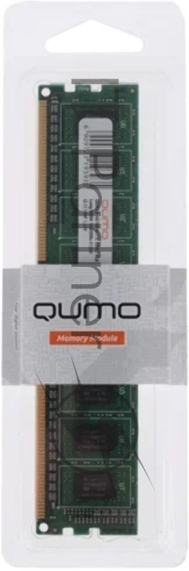 Модуль памяти DDR-III 4GB QUMO 1600MHz PC-12800 512Mx8 CL11 1,35V (QUM3U-4G1600С11L)