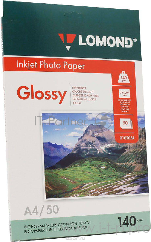 Бумага для фото-печати Lomond 0102054 (A4, 140г/кв.м, 50л., глянц.)