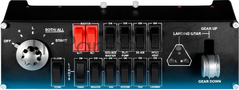 Блок переключателей для авиасимуляторов Logitech G Saitek Pro Flight Switch Panel - WW