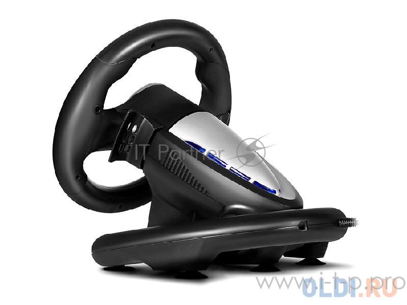 Руль SVEN GC-W500 (педали, вибро, скоба, лепестки, D-pad, 10 кл, резин. вставки, PC/Xinput)