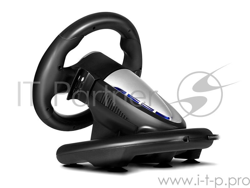 Руль SVEN GC-W500 (педали, вибро, скоба, лепестки, D-pad, 10 кл, резин. вставки, PC/Xinput)