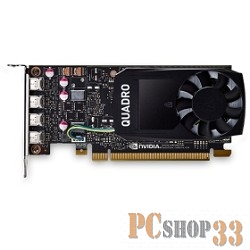 Видеокарта PNY Quadro P1000 4GB OEM VCQP1000BLK(ATX)-1 {4 GB, GDDR5, 128-bit, PCI-E x16, PCI-E }