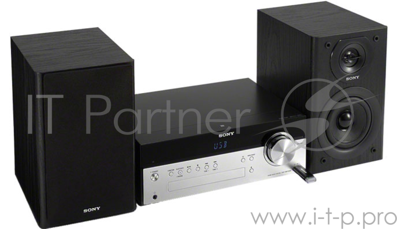 Микросистема Sony CMT-SBT100 черный 40Вт/CD/CDRW/FM/USB/BT