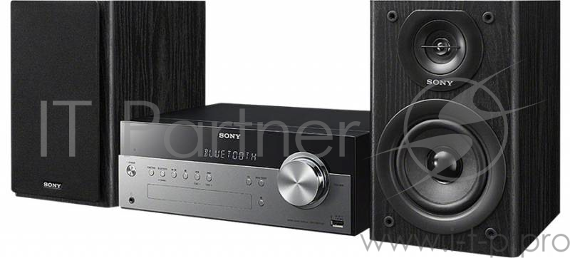 Микросистема Sony CMT-SBT100 черный 40Вт/CD/CDRW/FM/USB/BT