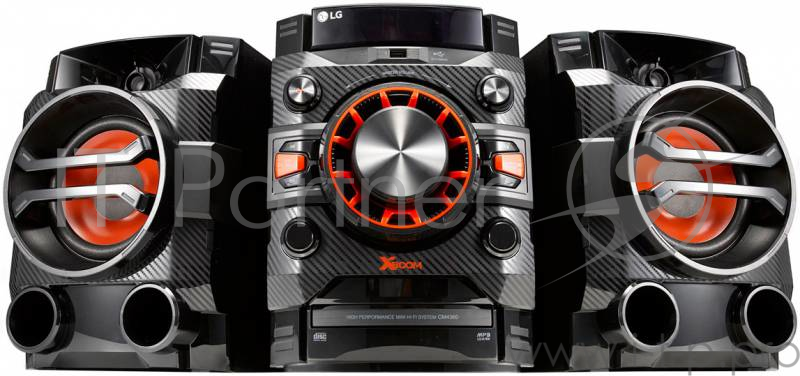 Минисистема LG CM4360 черный 230Вт/CD/CDRW/FM/USB/BT