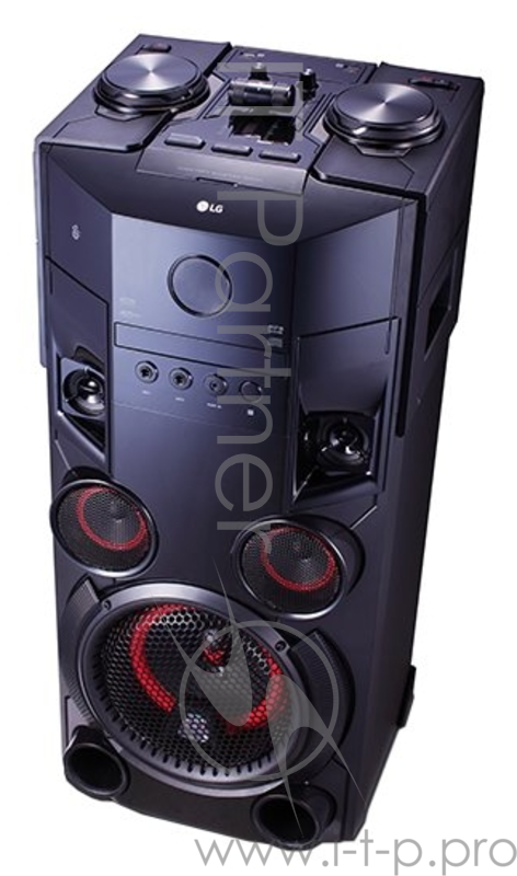 Микросистема LG OM6560 черный 500Вт/CD/CDRW/FM/USB/BT