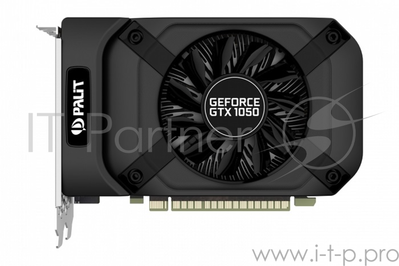 Видеокарта PALIT GeForce GTX1050 StormX 2G nVidia GTX1050 2048Mb 128bit GDDR5 1354/7000 DVIx1/HDMIx1/DPx1/ RTLNE5105001841-1070F
