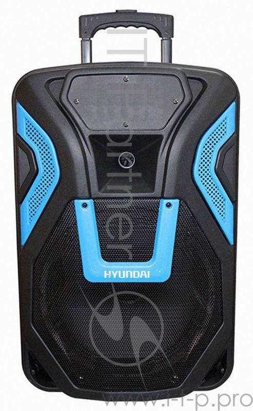 Минисистема Hyundai H-MC120 черный 300Вт/FM/USB/BT/SD/MMC