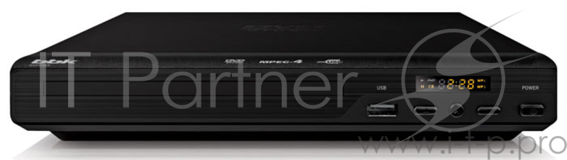 Плеер DVD BBK DVP030S черный ПДУ