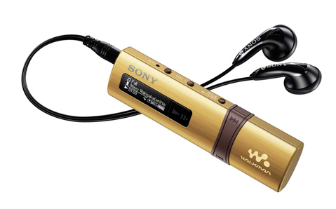 Плеер Flash Sony NWZ-B183FN.EE 4Gb золотистый/FM