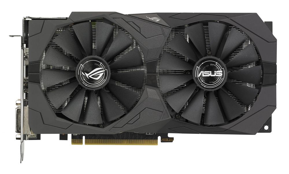 Видеокарта ASUS ROG-STRIX-RX570-O4G-GAMING AMD RX570 4096Mb 256b GDDR5 1280/7000 DVIx2/HDMIx1/ RTL