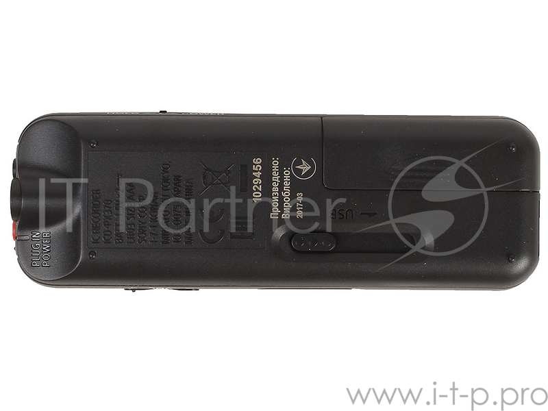 Диктофон Sony ICD-PX370 Цифровой диктофон, 4Гб, слот MS, чёрный