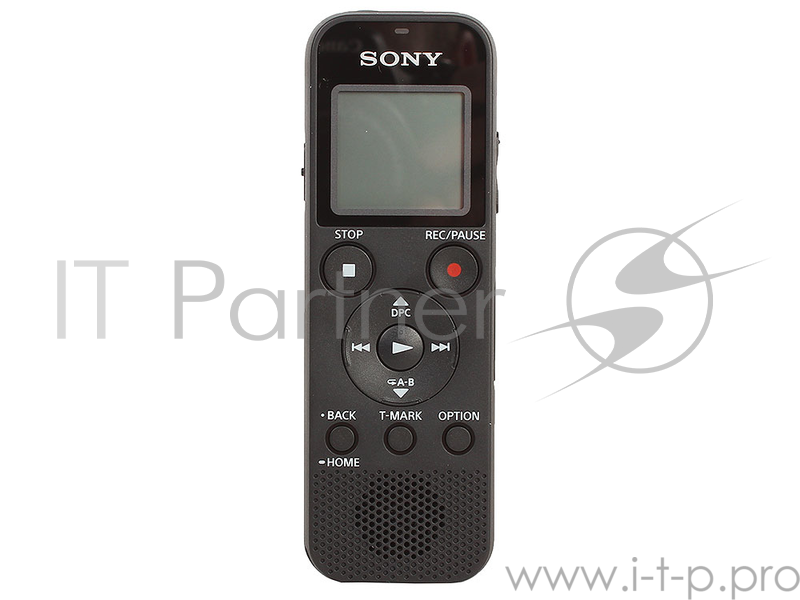 Диктофон Sony ICD-PX370 Цифровой диктофон, 4Гб, слот MS, чёрный